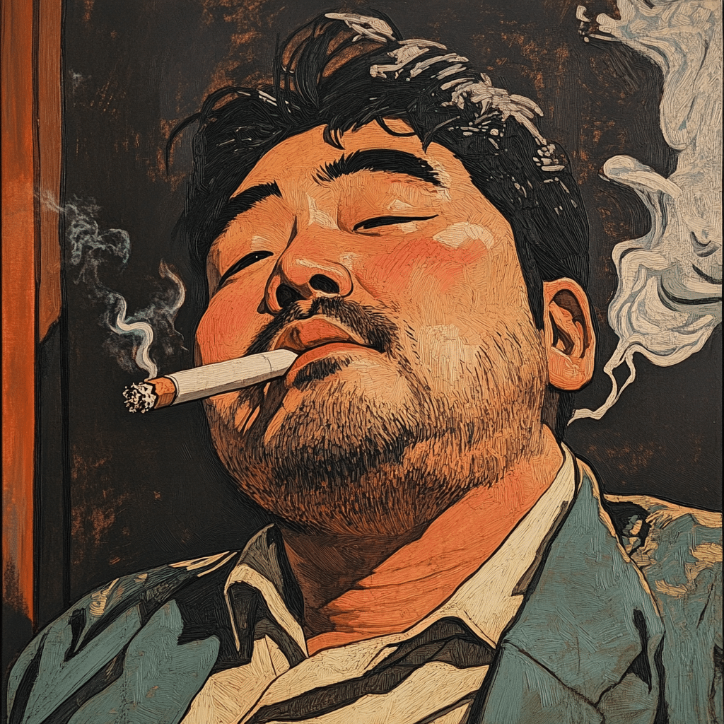 rudaboy_asian_man_smoking_a_cigarrett_ghibli_studio_1a13892d-7609-4499-8a07-8e4f2efa7f62